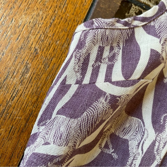 Purple Zebra sleeveless top - Picture 3 of 4